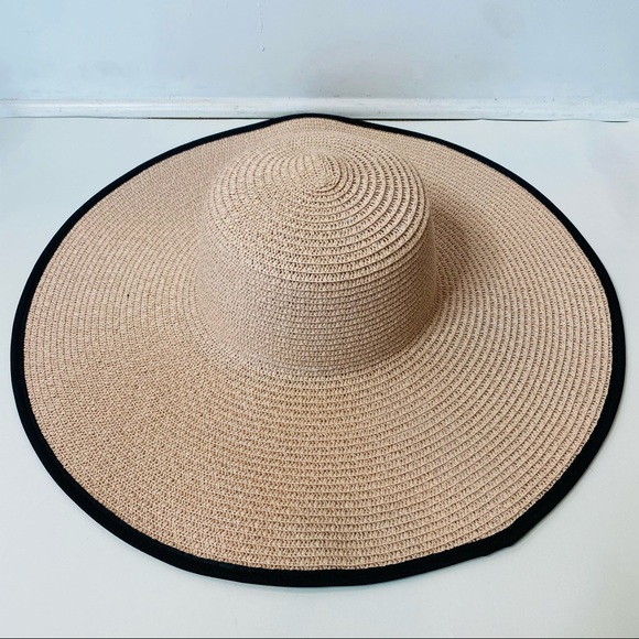 Large Pink Floppy Hat Adjustable O/S - Picture 4 of 9